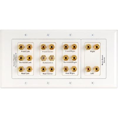 Wallplate 10.2 h�gtalaranslutning